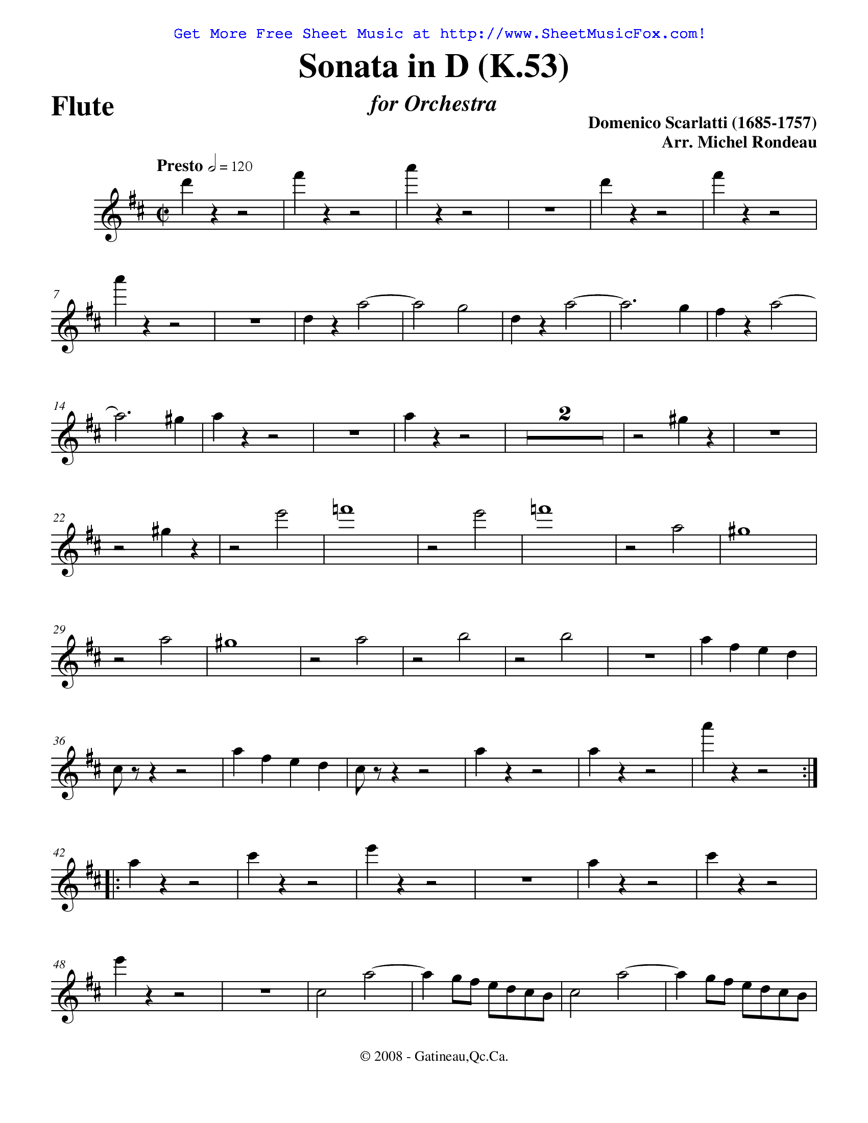 scarlatti sonatas sheet music